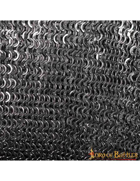 Anelli piatti rivettati in cotta di...