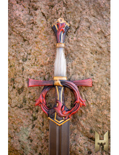 Spada fantastica Highborn serie Stronghold colore rosso... 2