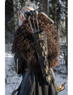 Faretra in pelle faretra imperiale - nera