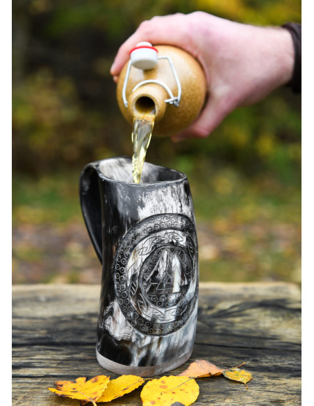 Brocca Viking Valknut num. 1 corno...