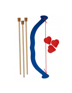 Arco in legno blu per bambini (45 cm.)