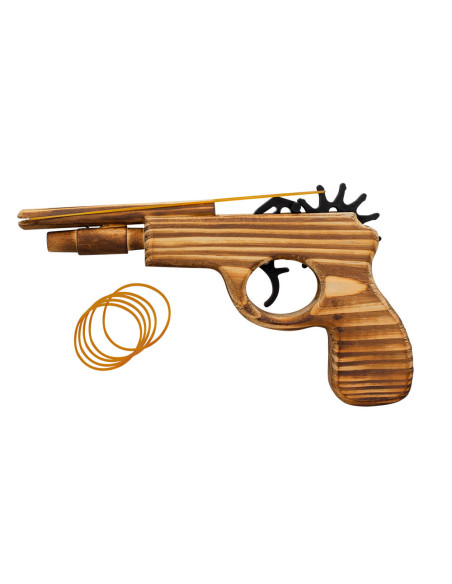 Pistola in legno per bambini (21 cm.)