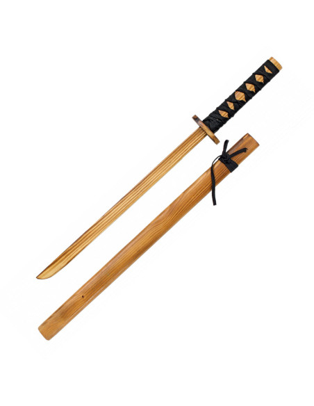 Katana in legno, colore naturale, per...