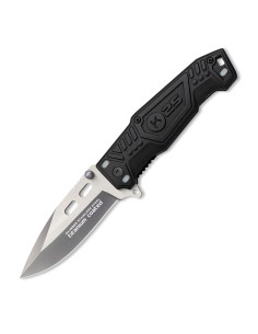 Coltello da salvataggio K25 nero con placcatura in...