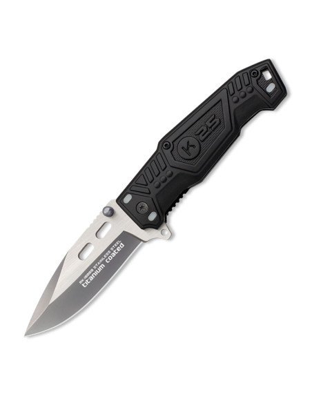 Coltello da salvataggio K25 nero con...