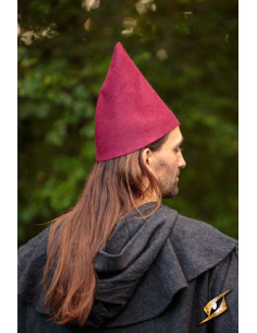 Cappello da Gnomo Fantasy, in lana rossa 2