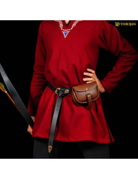 Borsa medievale semplice in pelle...