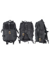 Zaino tattico Barbaric tagliato al laser 38L, nero