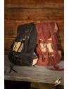 Zaino da avventuriero medievale, pelle scamosciata