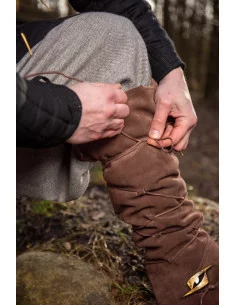 Gambali medievali dei selvaggi Teodorico, marroni 2