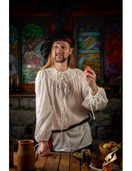 Camicia medievale modello Crinkle,...