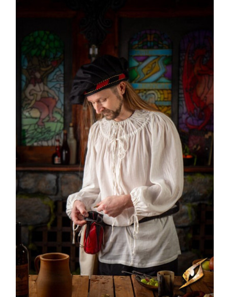 Camicia medievale modello Crinkle,...