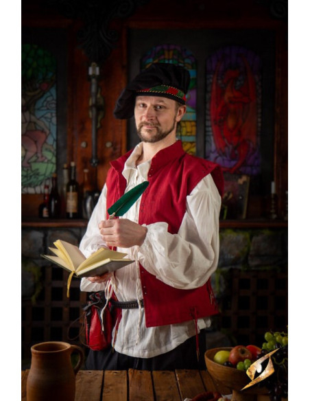 T-shirt da scherma stropicciata, bianca