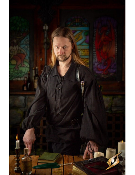 T-shirt da scherma Crinkle, nera