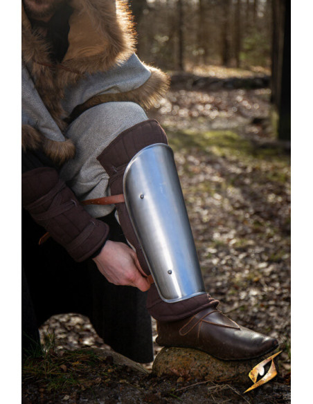 Schinieri medievali imbottiti, marroni