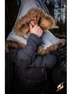 Braccialetti imbottiti medievali, neri