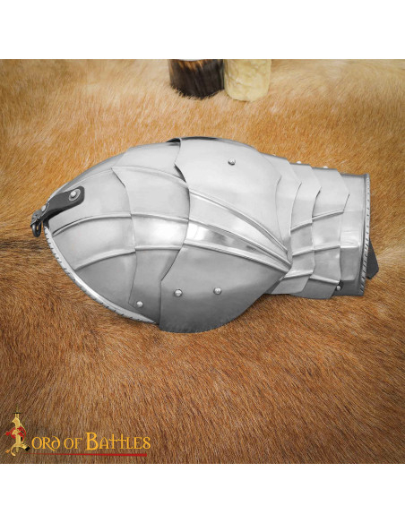 Spallacci in scaglie di armatura...