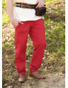Pantaloni medievali basic modello Hagen, rossi