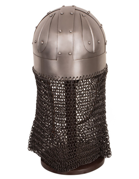 Elmo vichingo Spangen con cotta di...