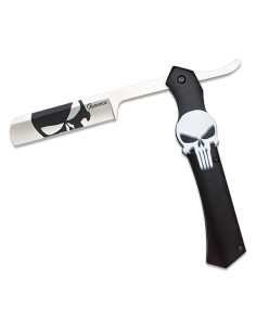 Coltello da barbiere marca Albainox modello Skull (33,8 cm.)