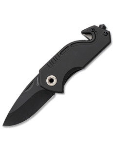 Coltello da salvataggio nero marca Albainox (14,9 cm.)
