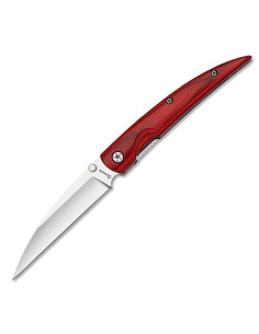 Coltello da campo rosso Albainox stamina (8,6 cm.)
