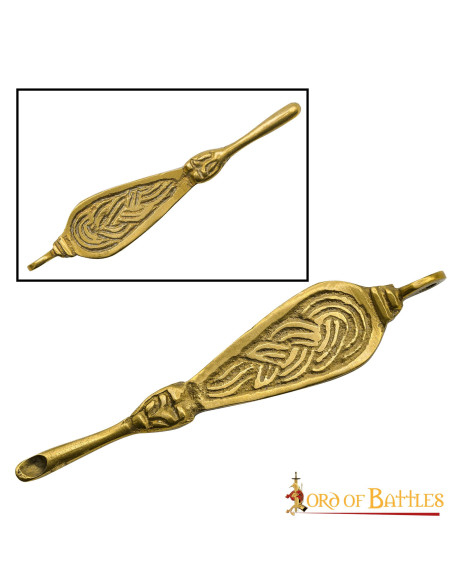 Pulisci orecchie Viking in ottone