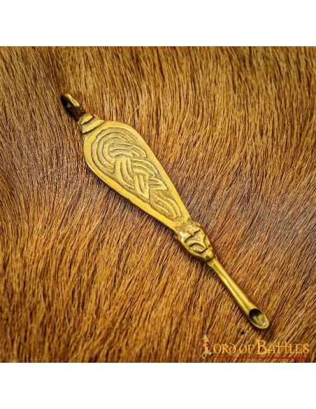 Pulisci orecchie Viking in ottone