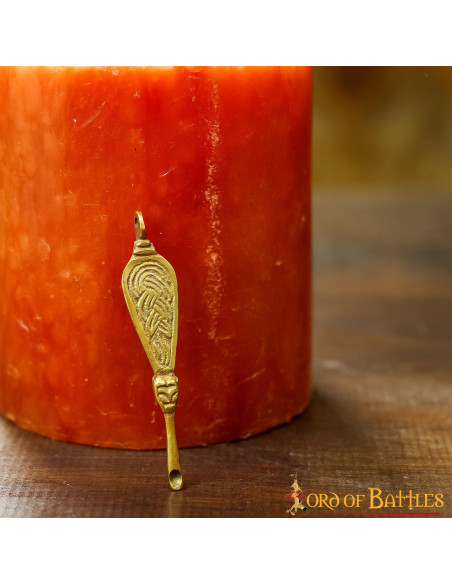 Pulisci orecchie Viking in ottone