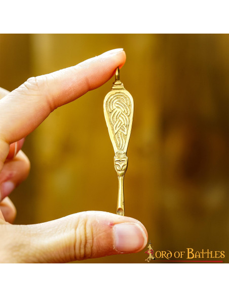 Pulisci orecchie Viking in ottone