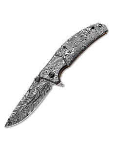 Coltello marca Albainox registrazione 3D Damasco (20 cm.)