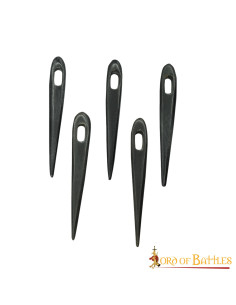 Set di 5 aghi in corno vichingo (6 cm.)
