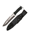 Coltello tattico SFL lama mista marca K25 (36,6 cm.)