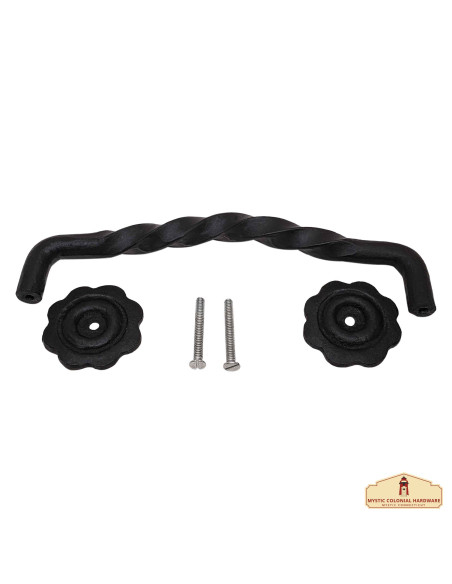 Maniglia per porta medievale in ferro...