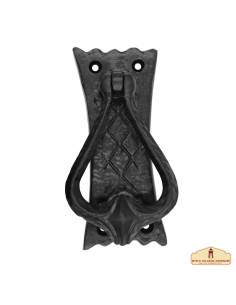 Battente medievale in ghisa modello rustico (12 cm.)