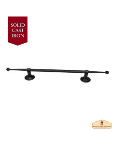 Manico grande in ferro forgiato a mano (76,2 cm.) 2