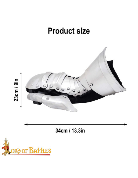 Guanti medievali in acciaio modello...