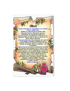 Poster personalizzato con il tuo nome (20x30 cm.)