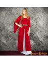 Abito medievale cortigiana Jimena - rosso