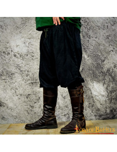 Pantaloni medievali modello Almogavar, neri 2