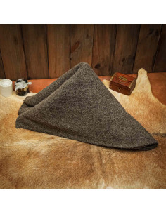 Tradizionale coperta medievale in lana intrecciata 2