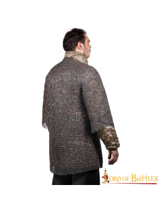 Cotta di maglia in acciaio mezza manica (10 mm.) 2