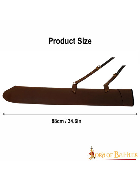 Fodero in cuoio per spade LARP,...