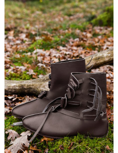 Stivali vichinghi Buskins in marrone scuro