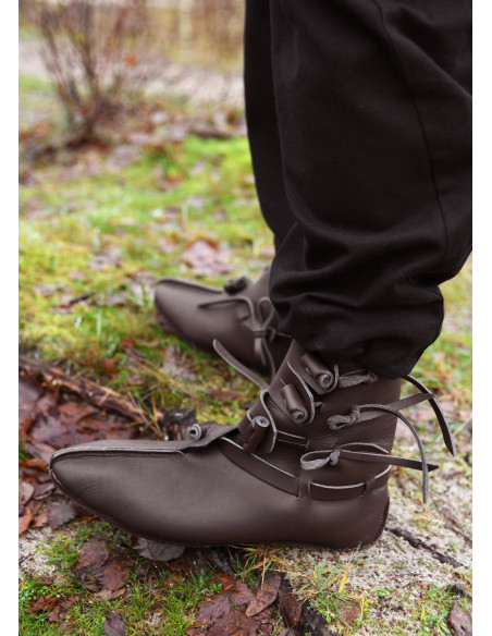 Stivali vichinghi Buskins in marrone...