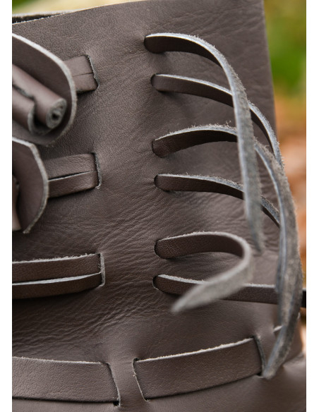 Stivali vichinghi Buskins in marrone...