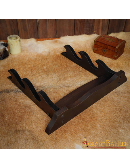 Supporto da tavolo in legno a tre...