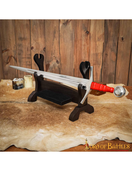 Supporto da tavolo in legno a due...