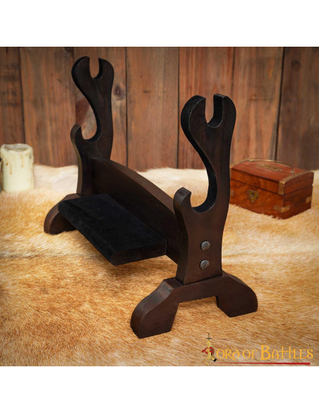 Supporto da tavolo in legno a due...