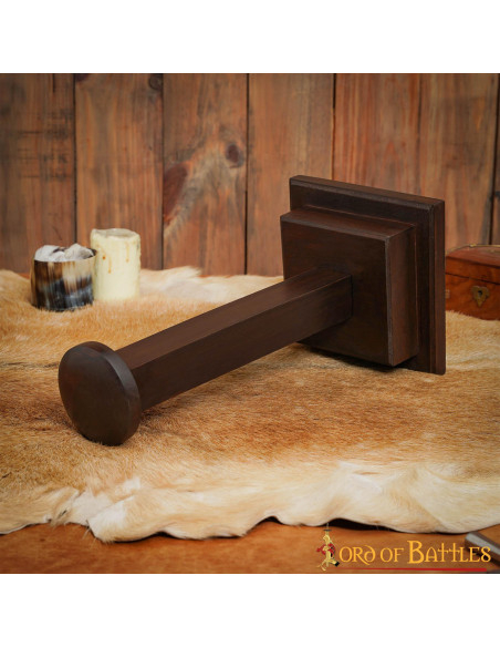 Portacasco in legno fatto a mano (42...